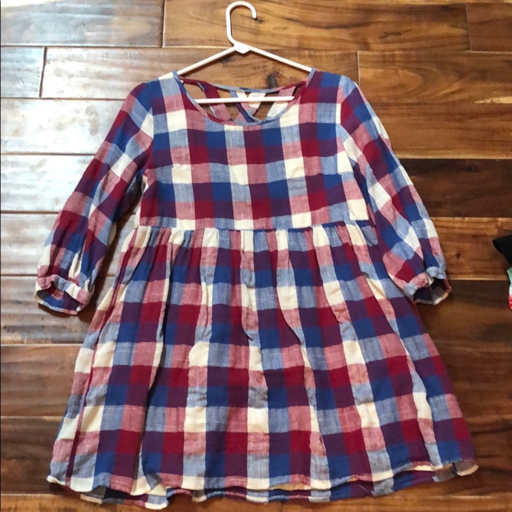 Flannel dress